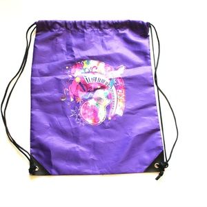 Music Theme Drawstring Backpack Shoulder Straps